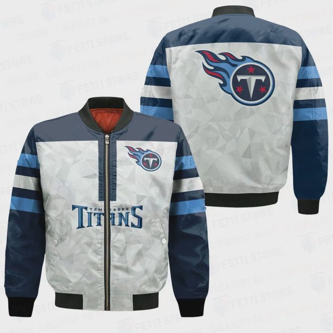 Tennessee Titans NFL 2023 Starter Thursday Night Gridiron Raglan Unisex Bomber Jacket V6