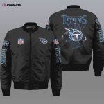 Tennessee Titans Team Logo Bomber Jacket – Black