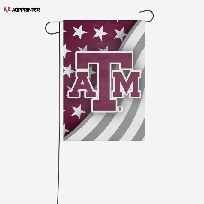 Texas A&M Aggies Americana Garden Flag – House Flag Home Decor Gift – House Flag Home Decor Gift