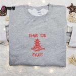 Temple Embroidered Shirt & Custom Sweatshirt: Perfect Gift Ideas for Thank You Enjoy Moments