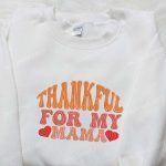 Autumn Embroidered Shirt & Custom Hoodie: Perfect Gift Ideas for Moms