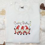 Three Gnomes Merry Christmas Hoodie & T-Shirt: Best Family Gift Ideas