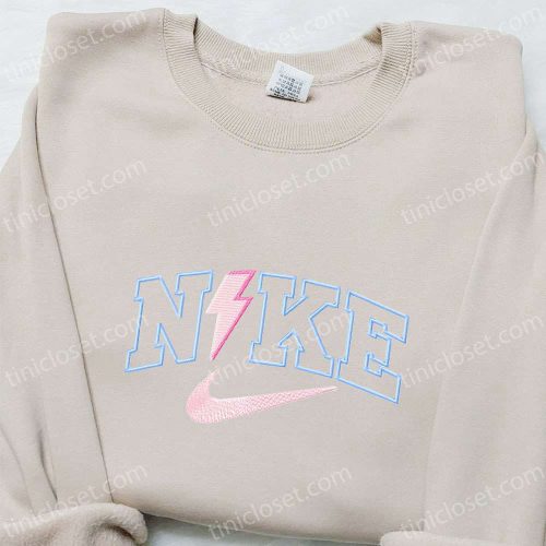 Thunder x Nike Embroidered Sweatshirt Nike Inspired Shirt Best Birthday Gift Ideas