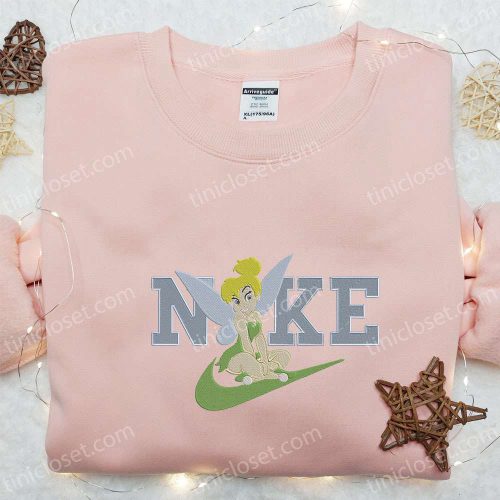 Tinker Bell x Nike Embroidered Sweatshirt: Disney Shirt Perfect Gift