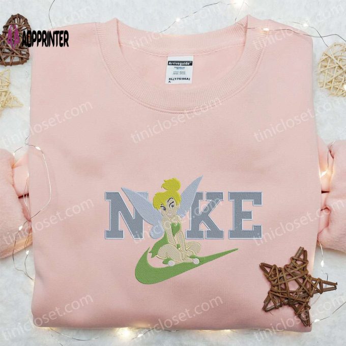 Tinker Bell x Nike Embroidered Sweatshirt: Disney Shirt Perfect Gift