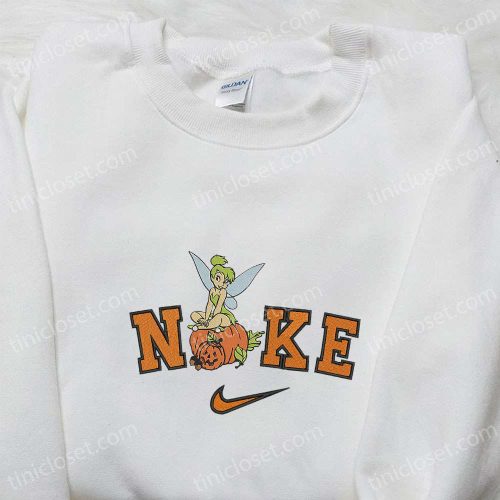 Tinkerbell Halloween x Nike Embroidered Sweatshirt – Disney Characters Shirt Best Halloween Gift Ideas