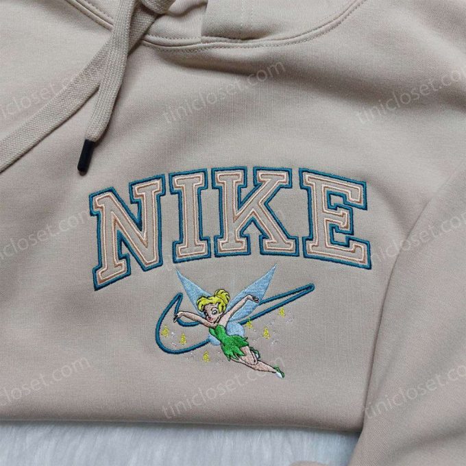 Tinkerbell Nike Embroidered Shirt – Disney Inspired Family Tee