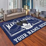 Toronto Maple Leafs Rug Living Room Floor Decor Fan Gifts