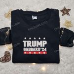 Trump Gabbard 2024: Embroidered T-shirt Sweatshirt & Hoodie – Hot Political Topics