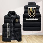 Vegas Golden Knights Sleeveless Puffer Jacket Custom For Fans Gifts