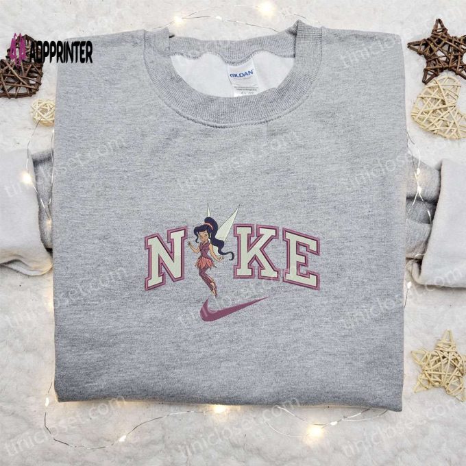 Vidia x Nike Embroidered Sweatshirt Tinker Bell Disney Shirt – The Best Gift