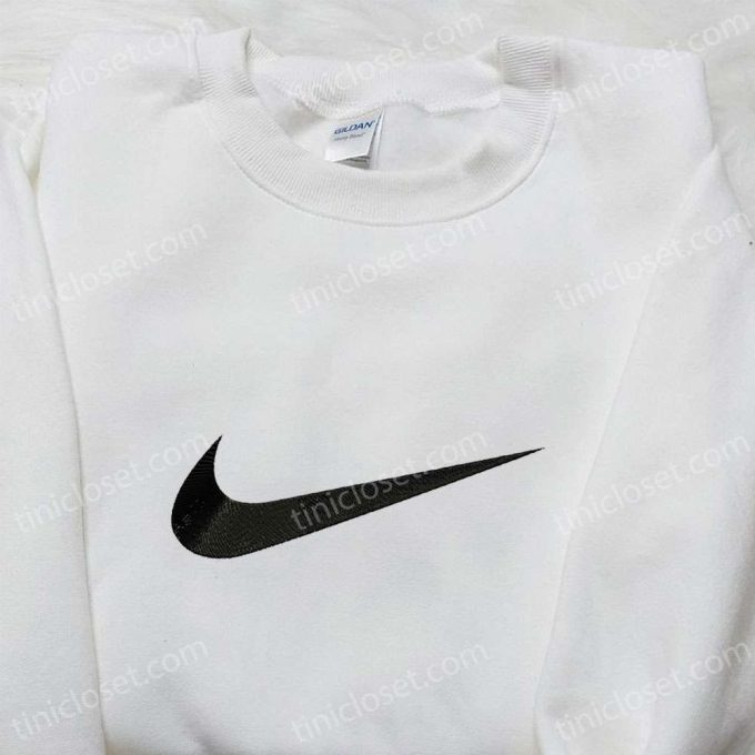 Vintage Custom Swoosh Nike Embroidered Hoodie & Shirt: Best Birthday Gift Ideas