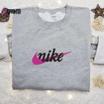 Vintage Swoosh x Nike Embroidered Sweatshirt & Shirt: Best Family Gift Ideas