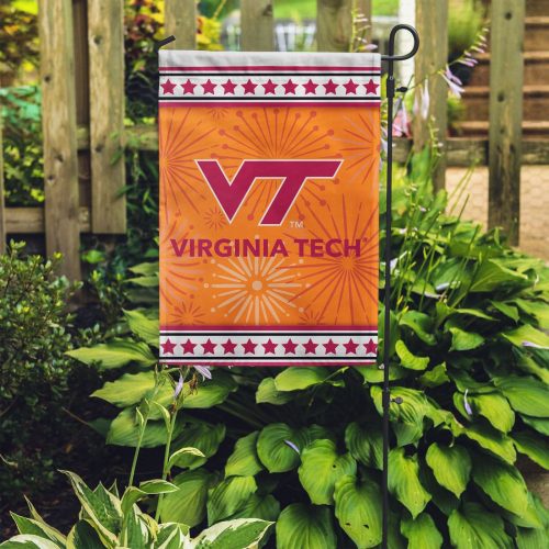 Virginia Tech Hokies Americana Garden Flag – House Flag Home Decor Gift – House Flag Home Decor Gift