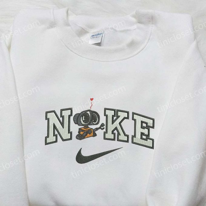 Wall-E x Nike Embroidered Hoodie & Disney Shirt: Exclusive Nike Inspired Apparel