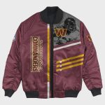 Washington Commanders Bomber Jacket 3D Printed Personalized Football For Fan