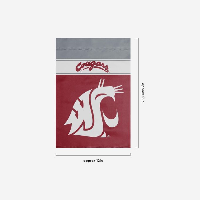 Washington State Cougars Garden Flag – House Flag Home Decor Gift – House Flag Home Decor Gift