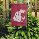 Washington State Cougars Solid Garden Flag – House Flag Home Decor Gift – House Flag Home Decor Gift