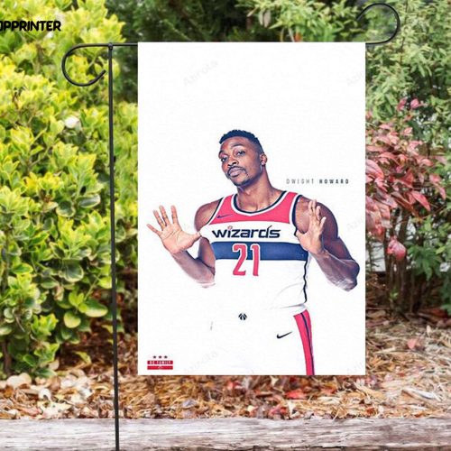 Washington Wizards Dwight Howard1 Double Sided Printing Garden Flag – House Flag Home Decor Gift – House Flag Home Decor Gift