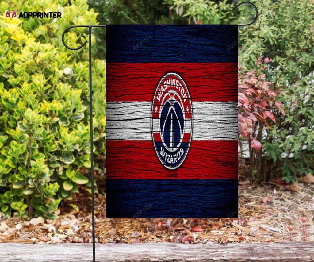 Washington Wizards Red White Wood Double Sided Printing Garden Flag – House Flag Home Decor Gift – House Flag Home Decor Gift