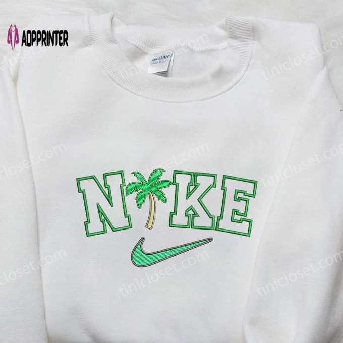 Whitegan Estampa x Nike Embroidered Shirt: Custom Gift For Son Stylish Nike Shirt