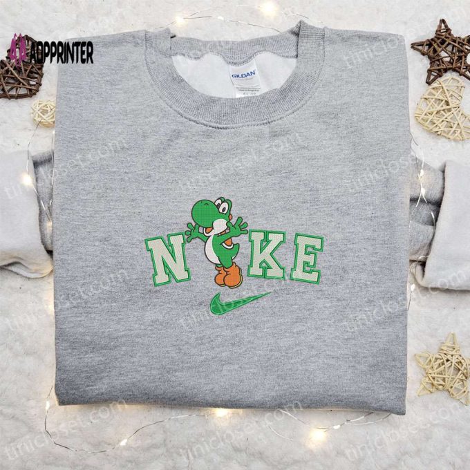 Yoshi x Nike Embroidered Sweatshirt & Super Mario Shirt: Best Family Gift Ideas